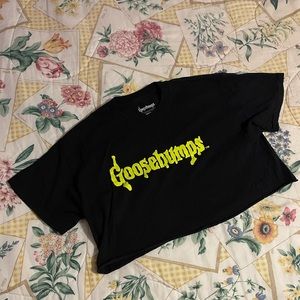 Goosebumps crop t-shirt